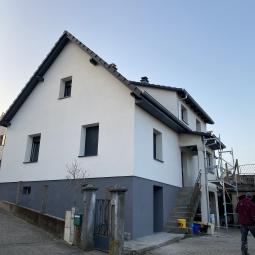 Travaux d'isolation extérieure et ravalement de façades
