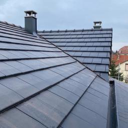 Travaux de toiture tuiles plates